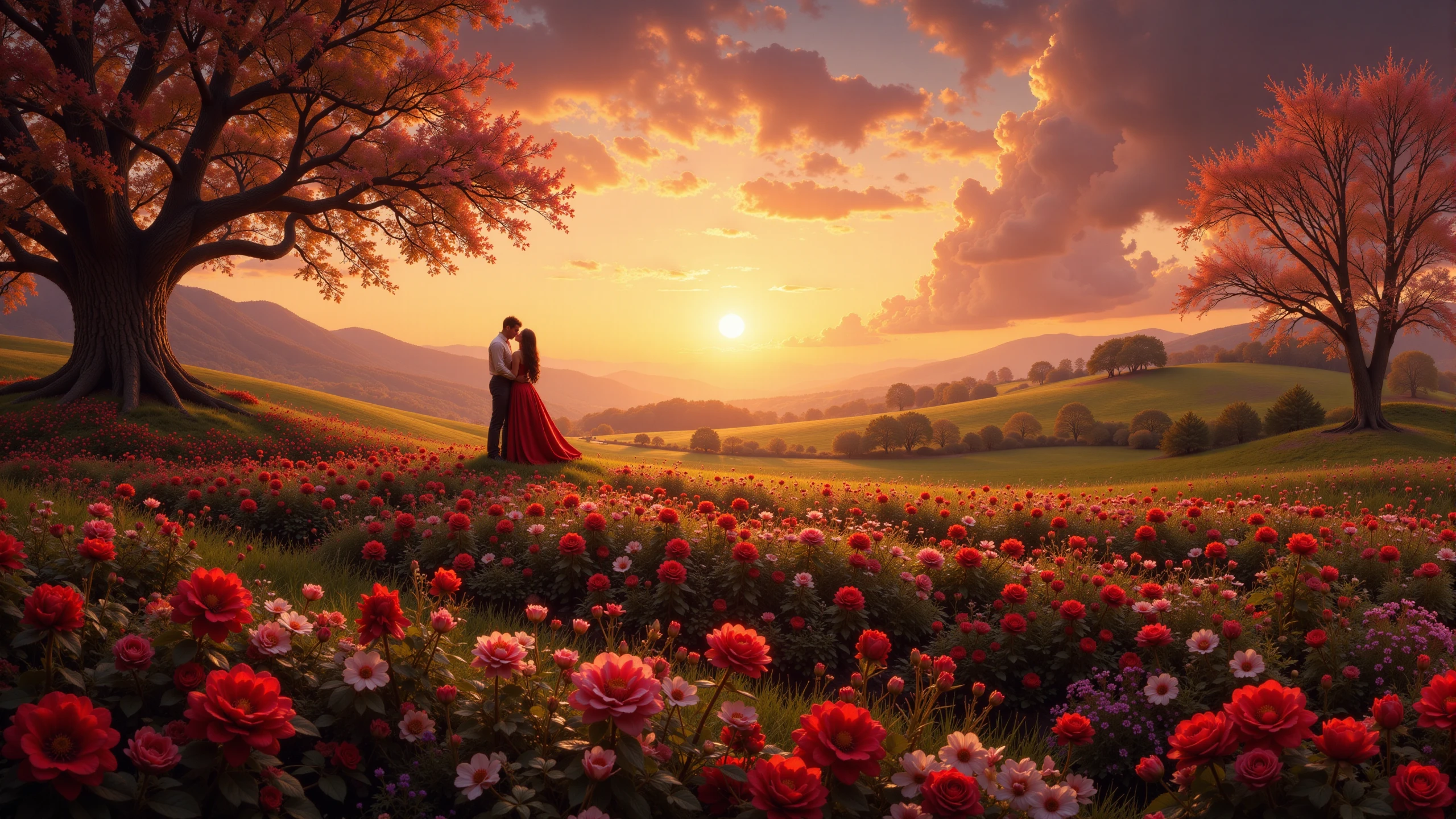 00466-a couple of lovers in the distance kissing.webp
